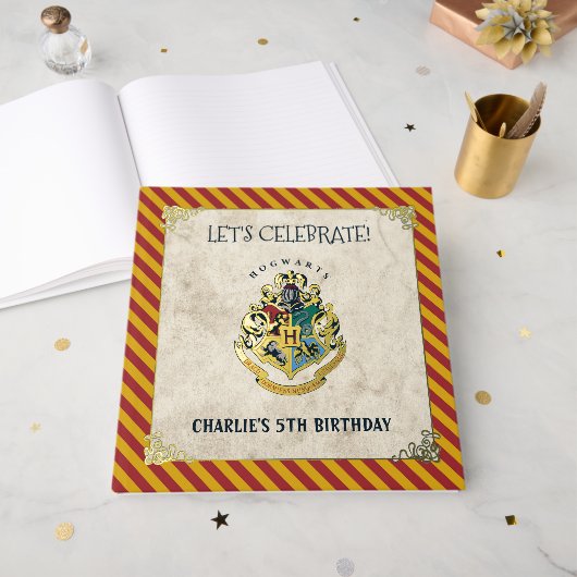 Harry Potter Hogwarts Birthday Cards & Gifts Sign (Recto ouvert)