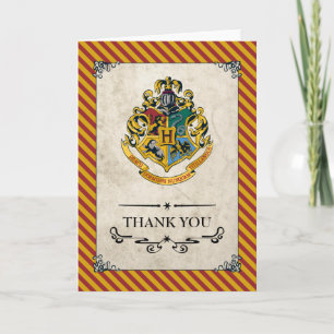 Harry Potter Hogwarts Birthday Dankuwel Bedankkaart