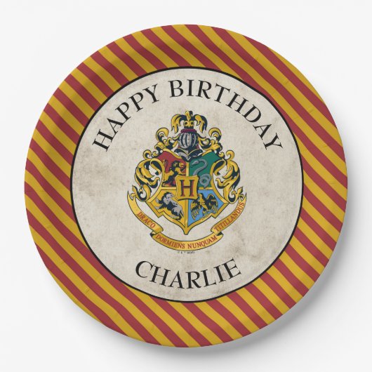 Harry Potter | Hogwarts Birthday Papieren Bordje (Voorkant)