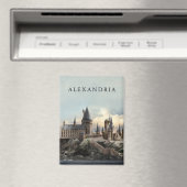 Harry Potter | Hogwarts Castle Daytime Magneet (Insitu (Vaatwasser))