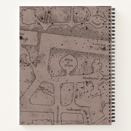 Harry Potter | HOGWARTS™ Castle Marauder's Map Notitieboek (Achterkant)