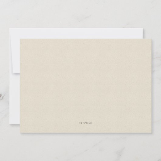 Harry Potter | Hogwarts Castle Save the Date Kaart (Achterkant)