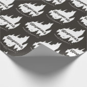 Harry Potter | HOGWARTS™ Castle Typografie Cadeaupapier (Hoek)