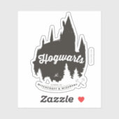 Harry Potter | HOGWARTS™ Castle Typografie Sticker (Vel)
