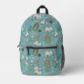 HARRY POTTER™ HOGWARTS™ Christmas Cookie Pattern Bedrukte Rugzak (Voorkant)