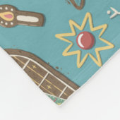 HARRY POTTER™ HOGWARTS™ Christmas Cookie Pattern Fleece Deken (Hoek)