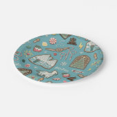 HARRY POTTER™ HOGWARTS™ Christmas Cookie Pattern Papieren Bordje (Gekanteld)