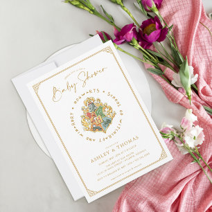 Harry Potter Hogwarts Crest-Baby shower Kaart