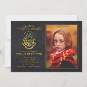 Harry Potter Hogwarts Crest Birthday - Foto Kaart