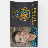 Harry Potter Hogwarts Crest Birthday Spandoek (Verticaal)