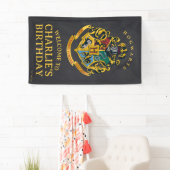 Harry Potter Hogwarts Crest Birthday Spandoek (Insitu)