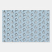 Harry Potter | Hogwarts Crest - blauw Inpakpapier Vel (Voorkant)