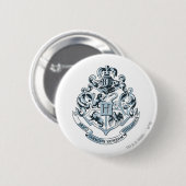 Harry Potter | Hogwarts Crest - blauw Ronde Button 5,7 Cm (Voorkant /achterkant)