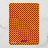 Harry Potter Hogwarts Crest Chalkboard Birthday Folie Uitnodiging (Achterkant)