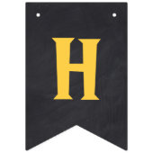 Harry Potter Hogwarts Crest Chalkboard Birthday Vlaggetjes (Tweede vlag)