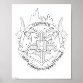 HARRY POTTER™ HOGWARTS™ CREST Colour Poster (Voorkant)