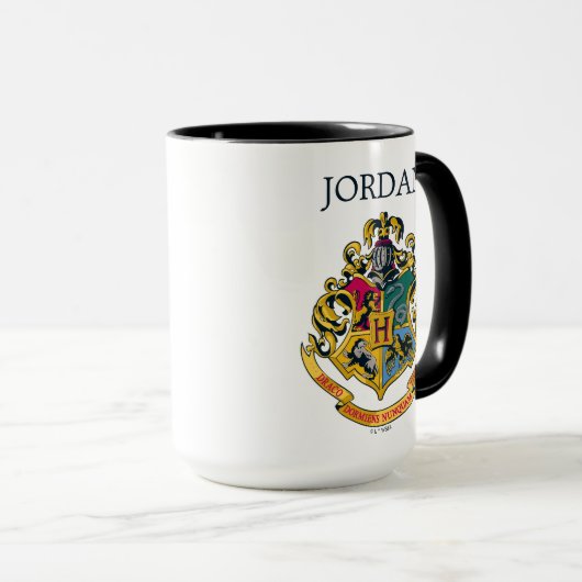 Harry Potter | Hogwarts Crest | Jouw namen toevoeg Mok (Voorkant rechts)