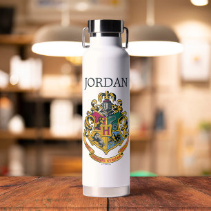 Harry Potter Hogwarts Crest Jouw namen toevoeg Waterfles