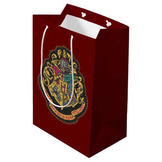 Harry Potter | Hogwarts Crest Medium Cadeauzakje (Achterkant Gekanteld)
