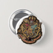 Harry Potter |  Hogwarts Crest Ronde Button 5,7 Cm (Voorkant /achterkant)