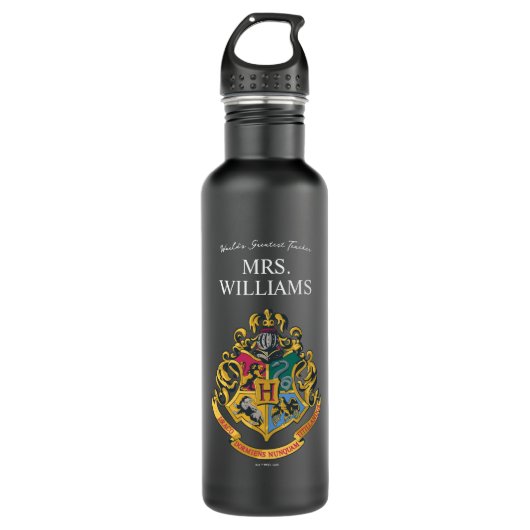 Harry Potter | Hogwarts Crest Teacher personaliser Waterfles (Voorkant)