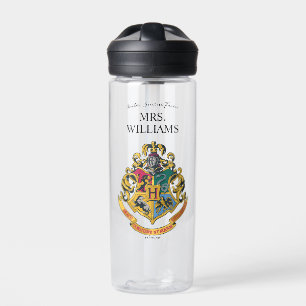 Harry Potter Hogwarts Crest Teacher personaliser Waterfles