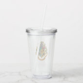 Harry Potter | Hogwarts Crest - Volledige kleur Acryl Drinkbeker (Achterkant)