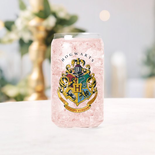 Harry Potter | Hogwarts Crest - Volledige kleur Blikvorm Glas (Insitu (Huwelijk))