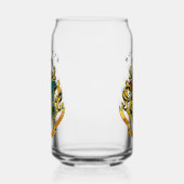 Harry Potter | Hogwarts Crest - Volledige kleur Blikvorm Glas (Rechts)