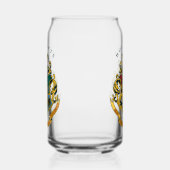 Harry Potter | Hogwarts Crest - Volledige kleur Blikvorm Glas (Links)