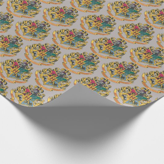 Harry Potter | Hogwarts Crest - Volledige kleur Cadeaupapier (Hoek)