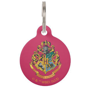 Harry Potter Hogwarts Crest - Volledige kleur Huisdierpenning