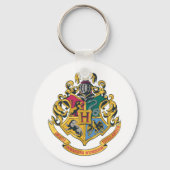 Harry Potter | Hogwarts Crest - Volledige kleur Sleutelhanger (Voorkant)