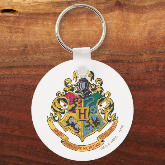 Harry Potter | Hogwarts Crest - Volledige kleur Sleutelhanger (Achterkant)