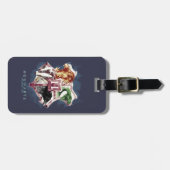 Harry Potter | HOGWARTS™ Crest Watercolor Bagagelabel (Voorkant horizontaal)