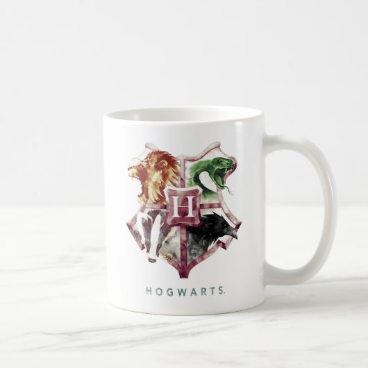 Harry Potter | HOGWARTS™ Crest Watercolor Koffiemok (Rechts)