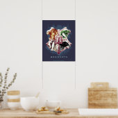 Harry Potter | HOGWARTS™ Crest Waterverf Poster (Keuken)