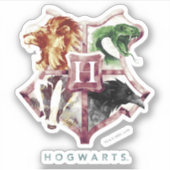Harry Potter | HOGWARTS™ Crest Waterverf Sticker (Voorkant)