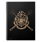 Harry Potter | Hogwarts Crossed Wands Crest Notitieboek (Voorkant)