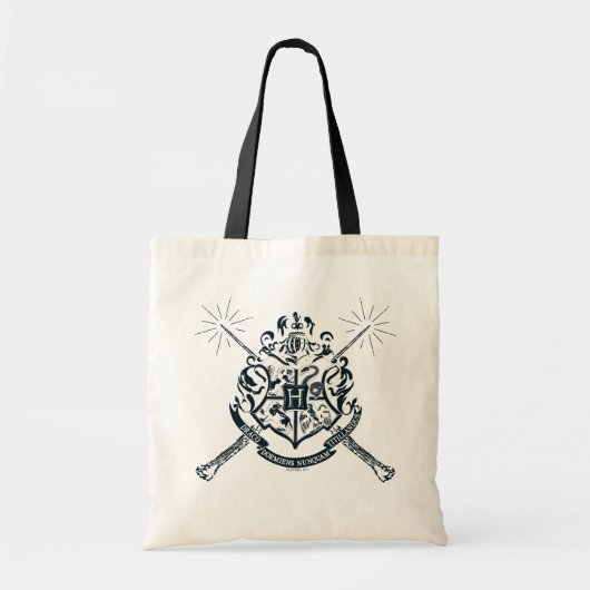 Harry Potter | Hogwarts Crossed Wands Crest Tote Bag (Voorkant)