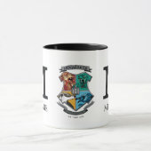 Harry Potter | HOGWARTS™ Embleem met kruisarcering Mok (Midden)