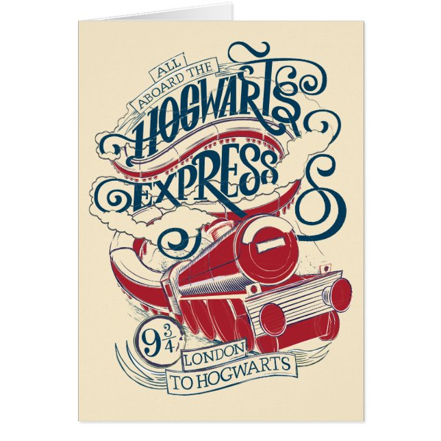 Harry Potter | Hogwarts Express Typografie (Voorkant)