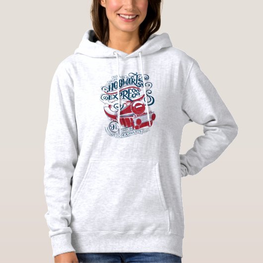 Harry Potter | Hogwarts Express Typografie Hoodie (Voorkant)