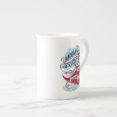 Harry Potter | Hogwarts Express Typografie Porselein Kop (Voorkant rechts)