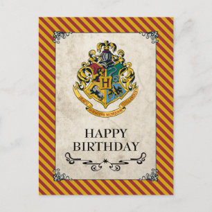 Harry Potter Hogwarts Happy Birthday Briefkaart
