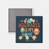 HARRY POTTER™ | HOGWARTS™ IS MIJN THUIS MAGNEET (Voorkant / Achterkant)