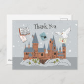 Harry Potter | Hogwarts Kasteel Dank je wel Briefkaart (Voorkant / Achterkant)