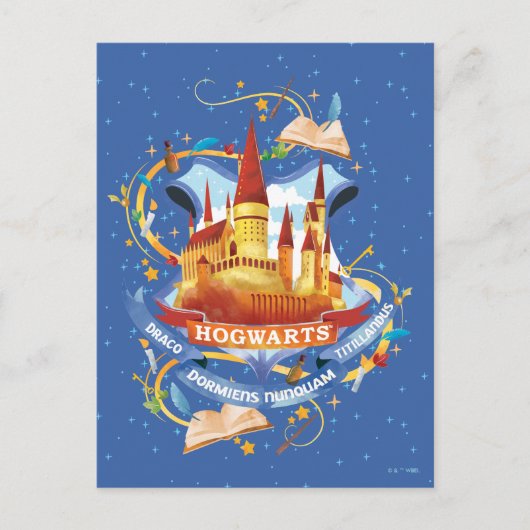 Harry Potter| HOGWARTS™-kasteel laden Briefkaart (Voorkant)