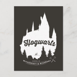 Harry Potter   HOGWARTS™ Kasteel Typografie Briefkaart