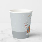 Harry Potter | Hogwarts Pattern Baby shower Papieren Bekers (Voorkant)